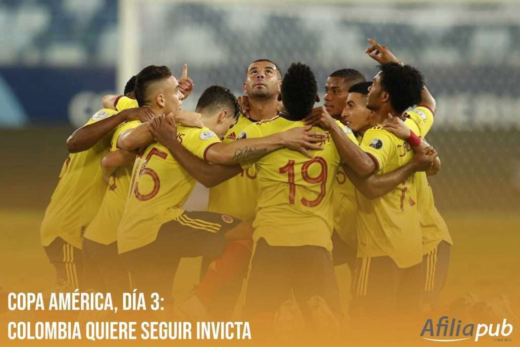 Copa América, día 3: Colombia quiere seguir invicta